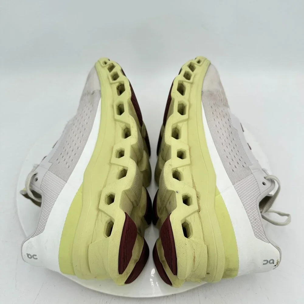 On Cloudmonster Swiss Engineering Women Sz 10 61.97783 Frost Acacia Running Shoe - Picture 6 of 13